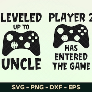 Promu oncle svg, nouvel oncle svg, oncle à être svg, futur oncle svg fichier coupé pour cricut et silhouette