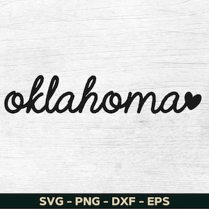 Oklahoma Svg, Oklahoma Png, Oklahoma Shirt Svg Design,  Oklahoma Lover Svg, State Svg File For Cricut, Cut File, Silhouette