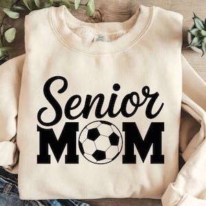 Football Senior Mom SVG, Game Day Shirt Design | Team Mom Cut File for Cricut & Silhouette | Instant Digital Download