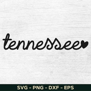 Tennessee Svg, Tennessee Png, Tennessee Shirt Svg Design, Tennessee Lover Svg, Staat Svg bestand voor Cricut, Cut File, Silhouet