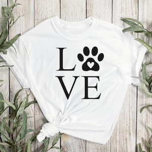 Love Svg, Hund Svg, Haustier Svg, Hundeshirt Svg, Welpe Svg, Pfoten Svg, Lustiger Hundeliebhaber Svg, Haustier Mama Svg Design, Silhouette, Cricut, Cut Files