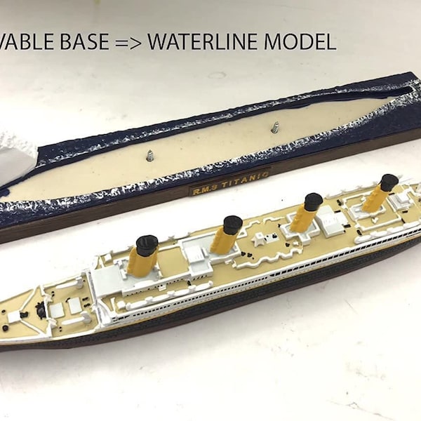 Titanic Ocean liner ship  model 15” with iceberg , a great gift/ cake topper