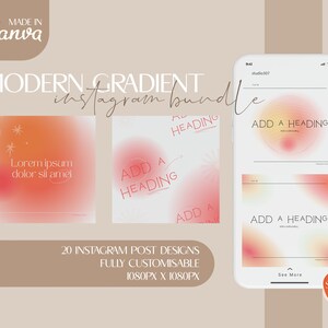 20 Social Media Content Bundle - Canva Template - Editable Design - Instagram Content - Brand Bundle - Starter Pack for Business Owners