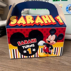 Mickey Mouse favor Box