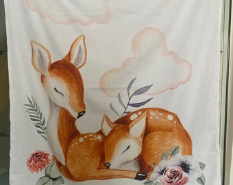 Sommerdecke für Babys Rehe