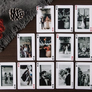 Couple's Photos Playing Cards, Custom Playing Cards, Custom Couple Gifts, Wedding Playing Cards, Birthday Gift, Guestbook, Anniversary Cards