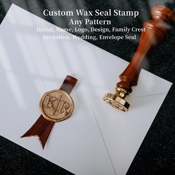 120 Designs, Custom Wax Seal Stamp, Initial Alphabet Sealing Wax Stamp,  Personalized Wedding Stamp,wax Stamp Cutsom, Wax Seal Stamp Kit 