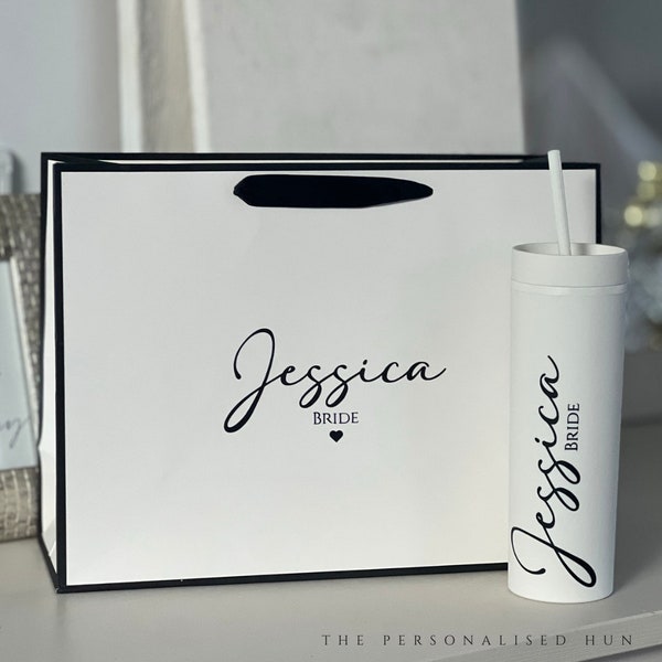 Personalised Luxury Gift Bag | Bridesmaid | Wedding | Birthday | Proposal Engagement |