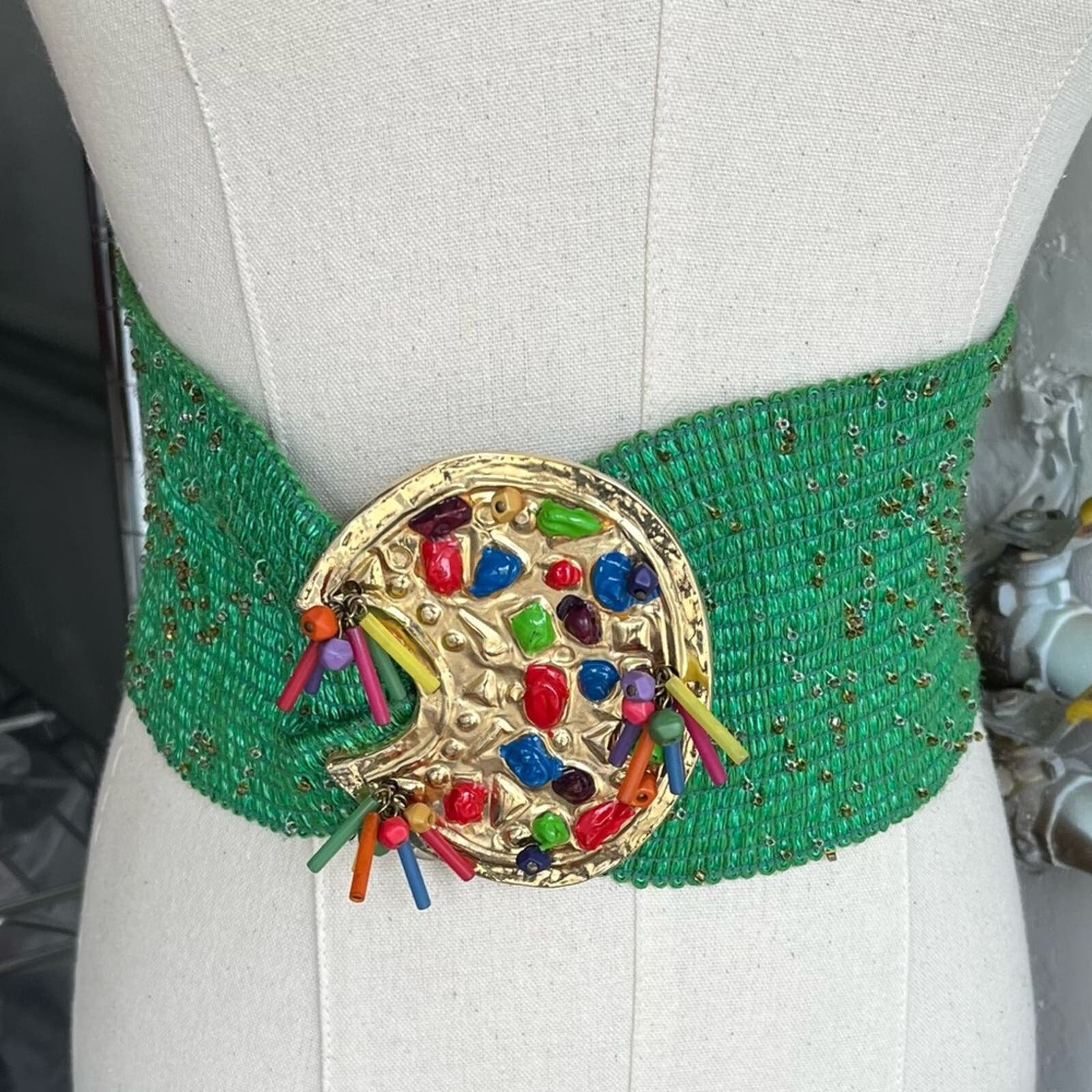 Borbonese rare vintage corset belt - excellent condition WASP CORSET BELT:  main image 4