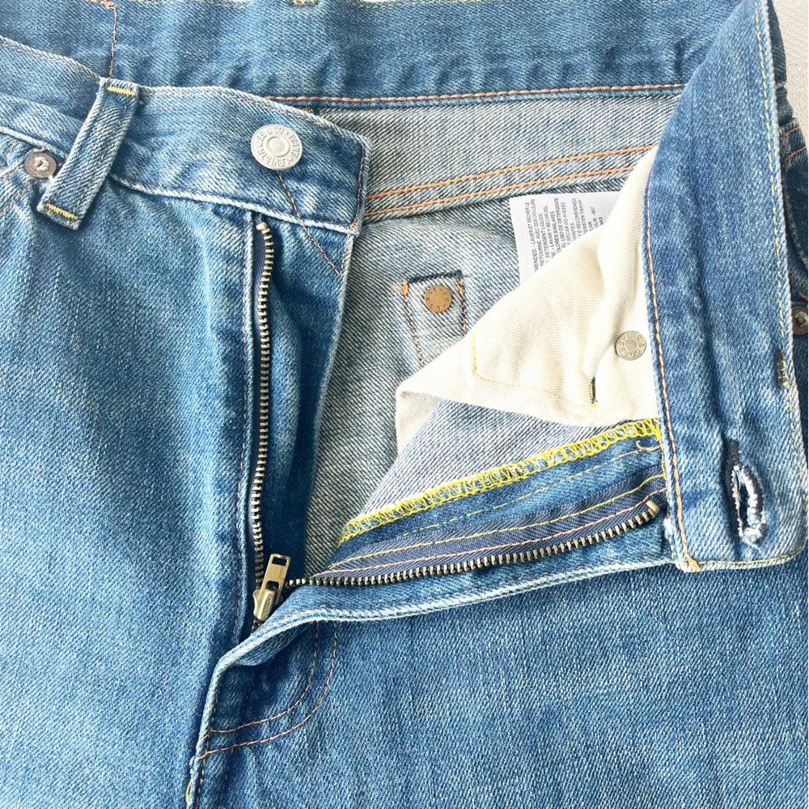 LEVI'S Vintage RARE 1960's 701 Big E Selvedge Denim Single Stitch