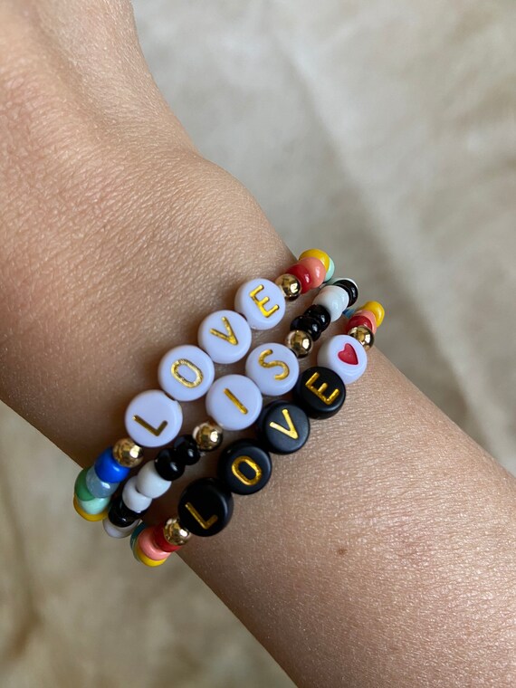 Alphabet Bead Bracelet – IsabelleGraceJewelry