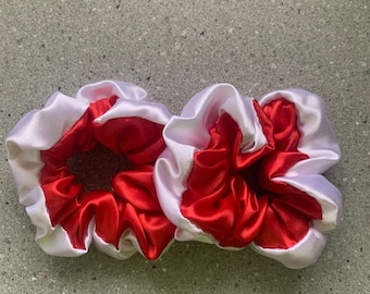 Scrunchies - netball - basketball - football - colours - team - hairstyle - sydney swans - netball gift - AFLW