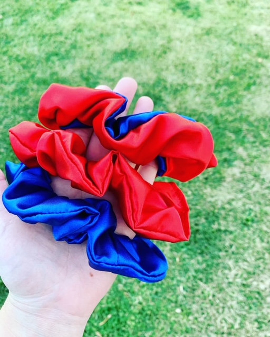 Scrunchies Netball Basketball Football Colours Team Etsy