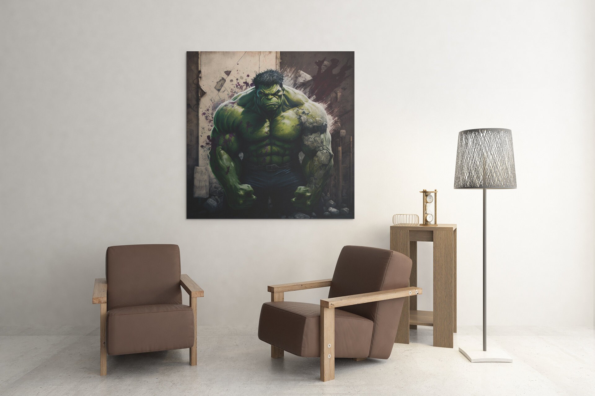 The Incredible Hulk Printable Poster Green Digital Download Wall Art ...