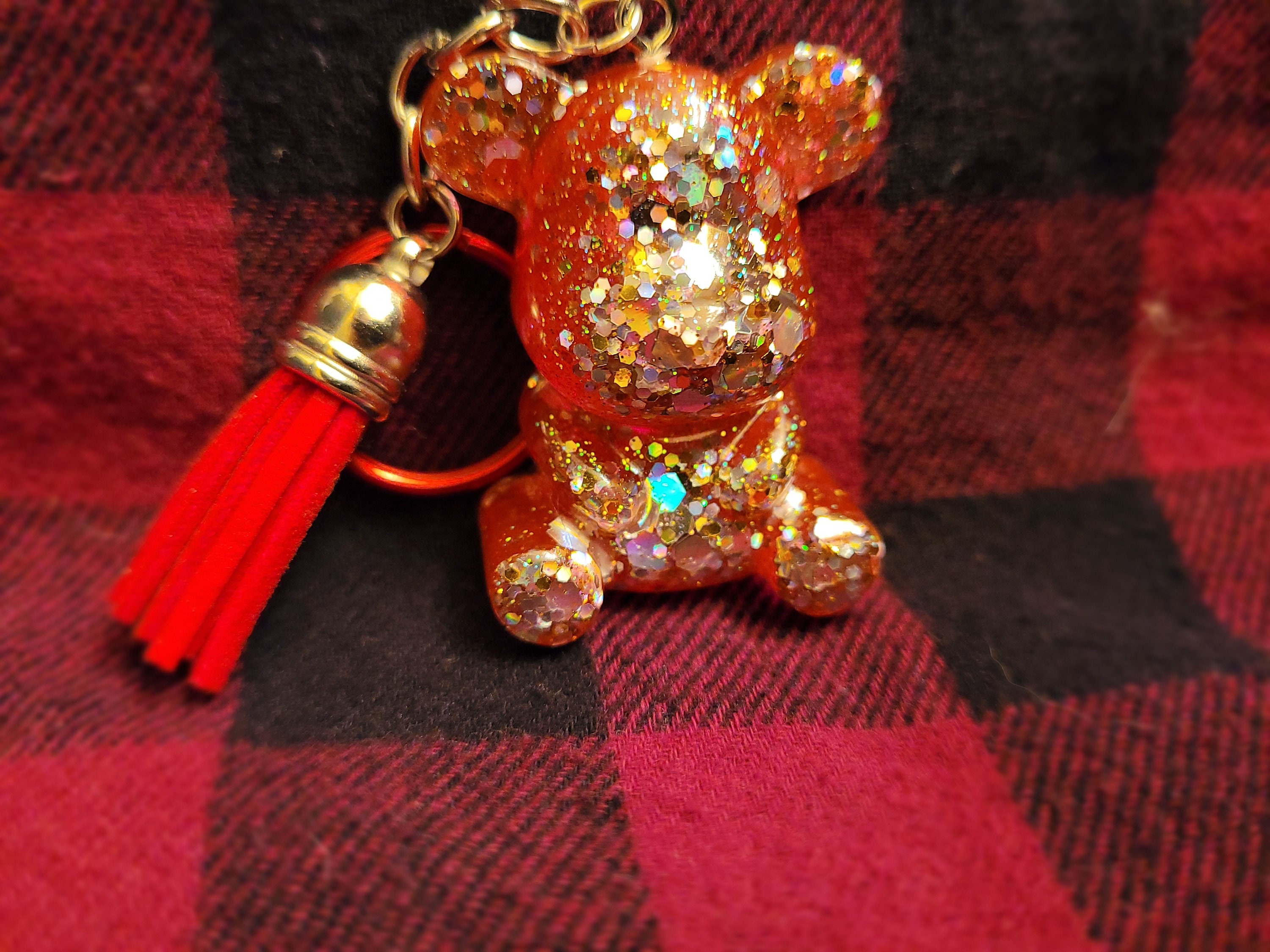 Teddy Keychain | Etsy