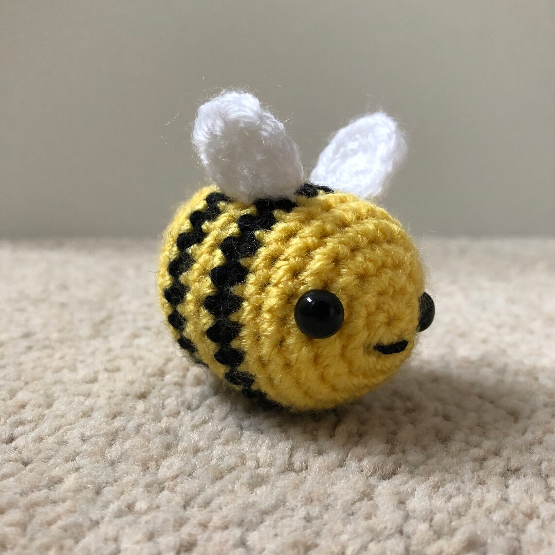 PATTERN Mini bee crochet pattern amigurumi cute bee tiny Etsy