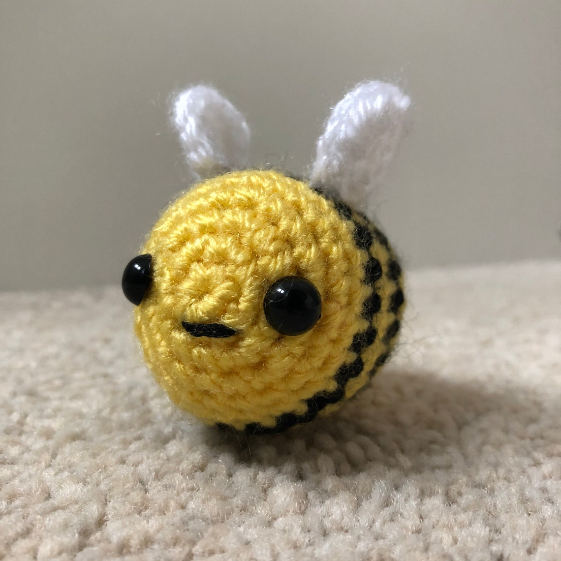PATTERN Mini bee crochet pattern amigurumi cute bee tiny Etsy