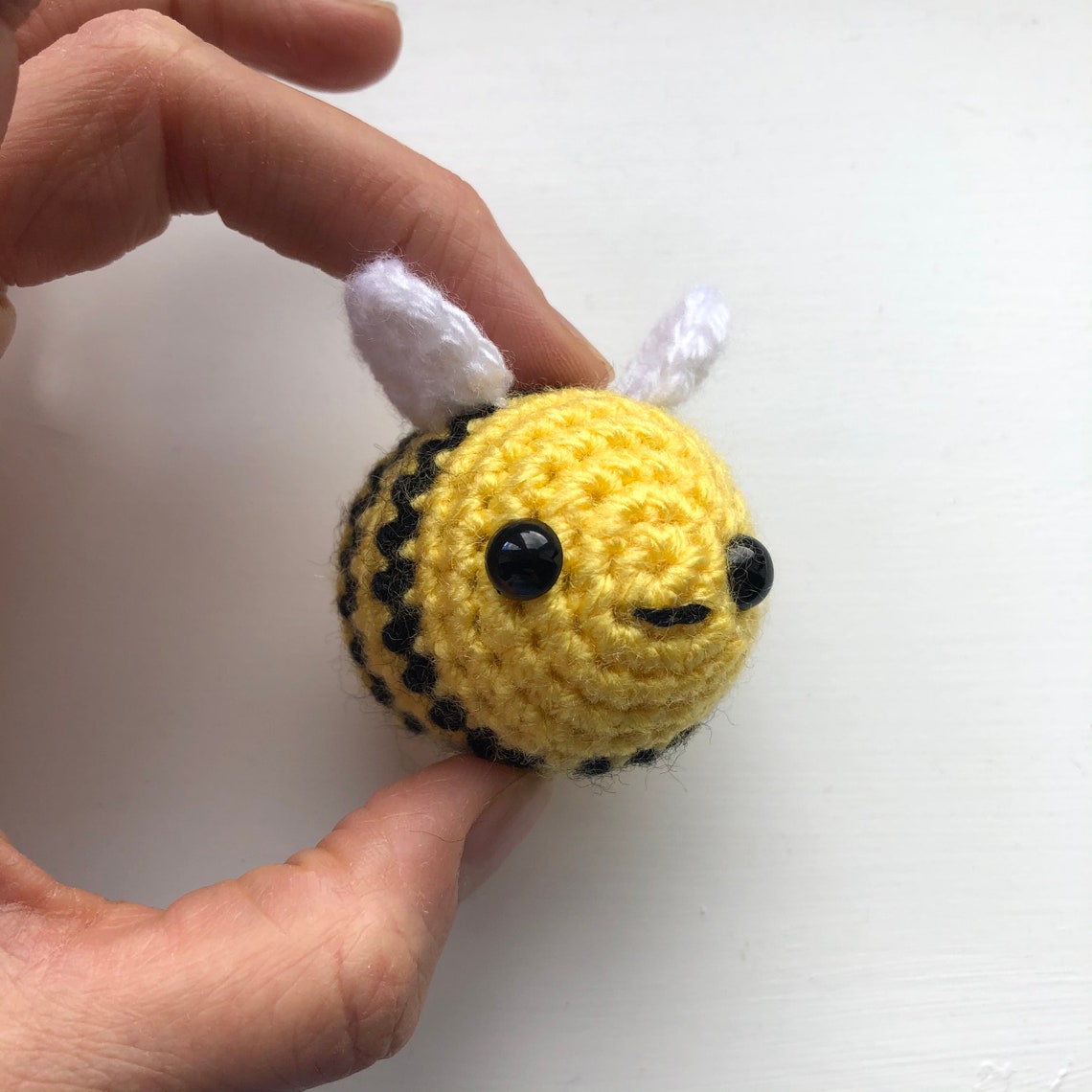 PATTERN Mini bee crochet pattern amigurumi cute bee tiny Etsy