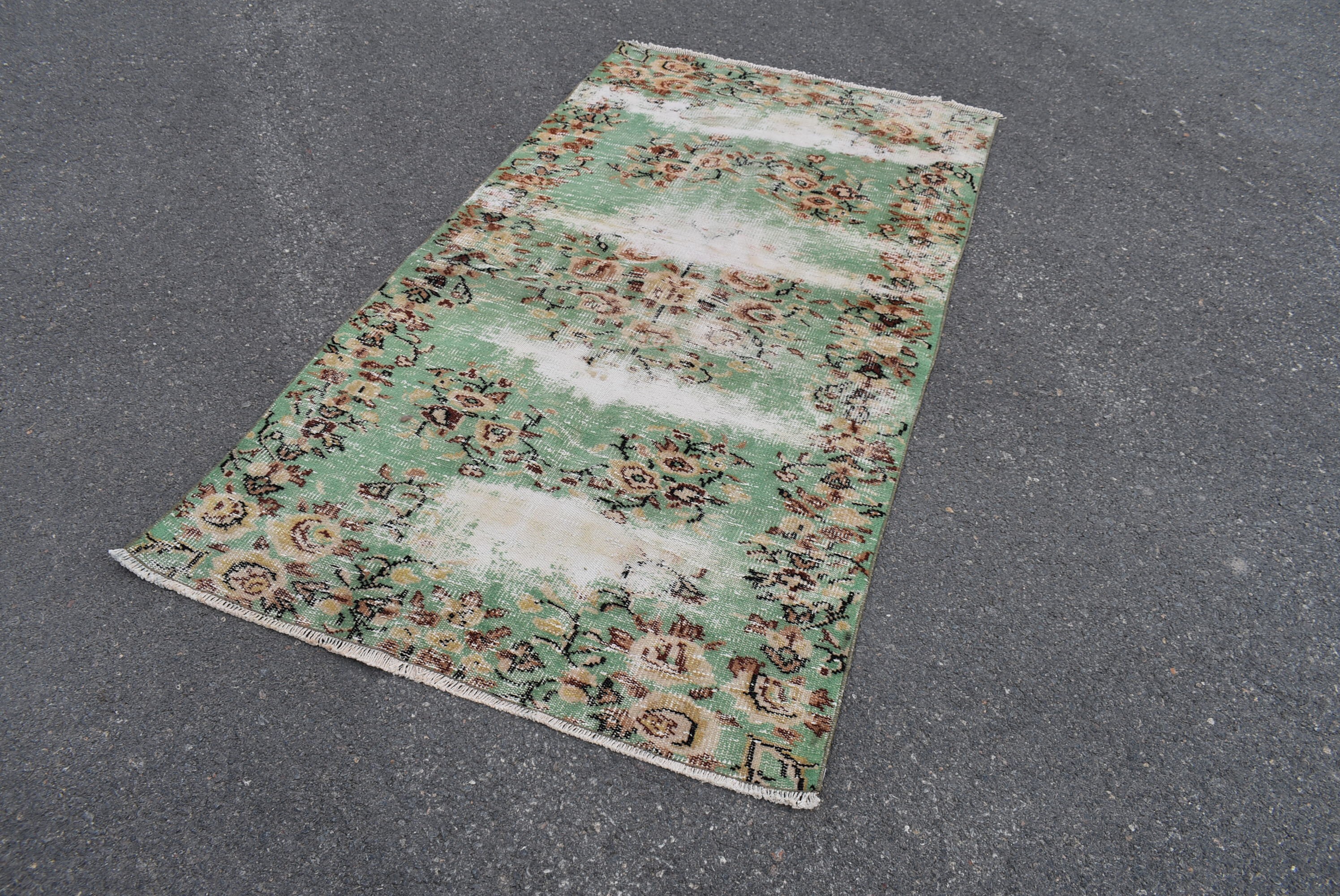 Grüner Blumenteppich Türkischer Teppich Vintage Teppich | Etsy