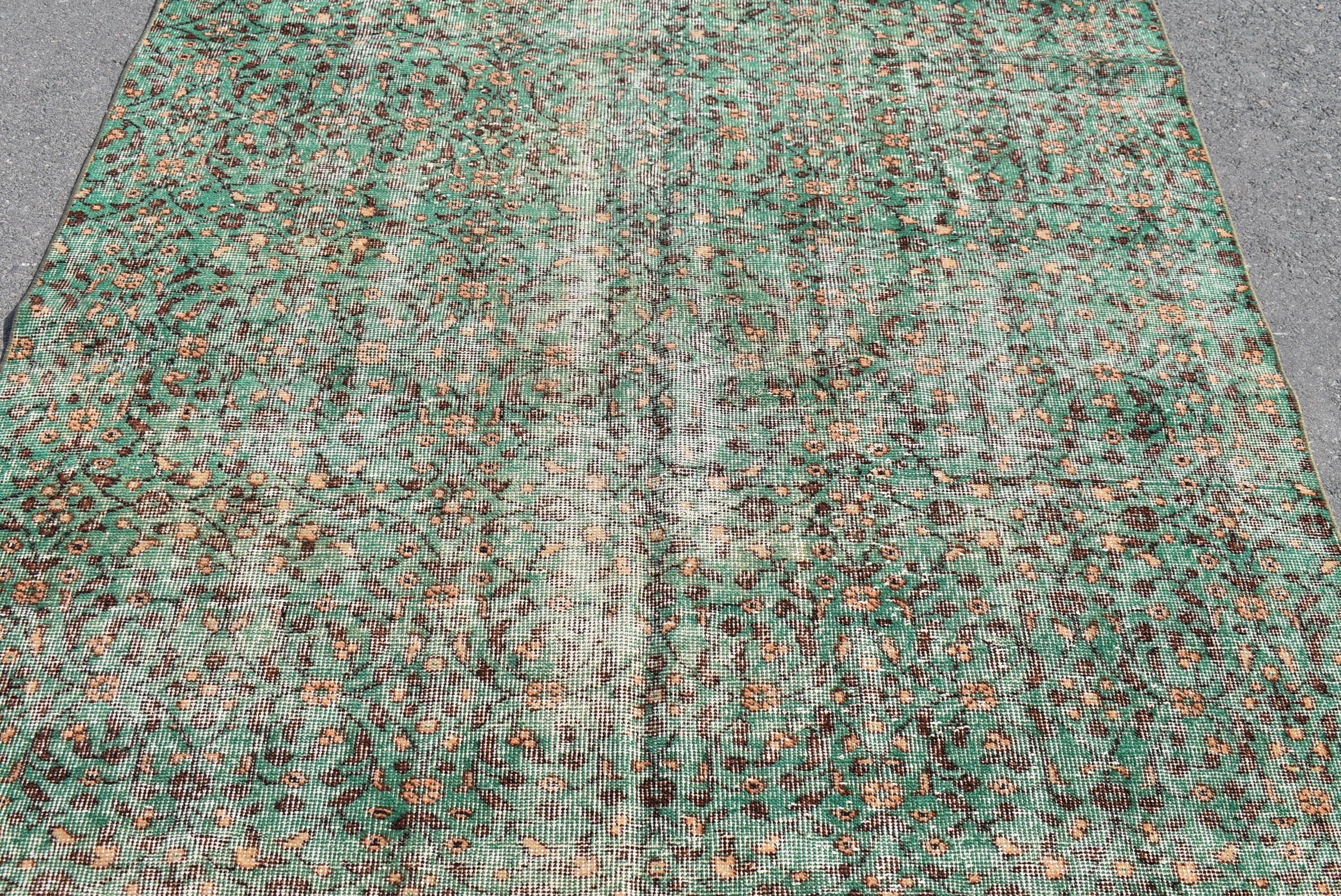 Green area rug Kitchen rug Turkish area rug Vintage rug Etsy