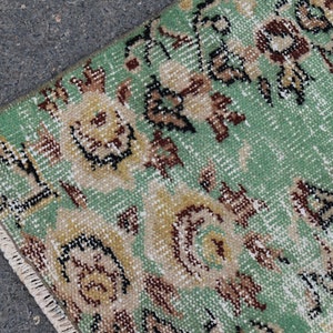 Grüner Blumenteppich Türkischer Teppich Vintage Teppich | Etsy