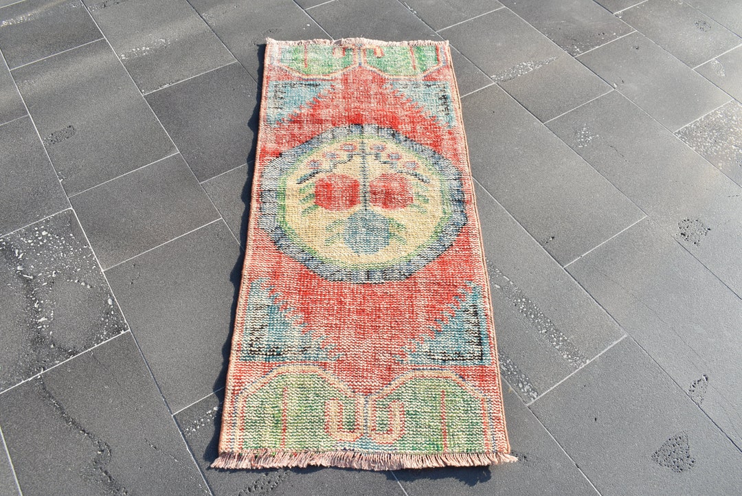 Boho Home Decoration Turkish Bathroom Rug Vintage Rug Etsy
