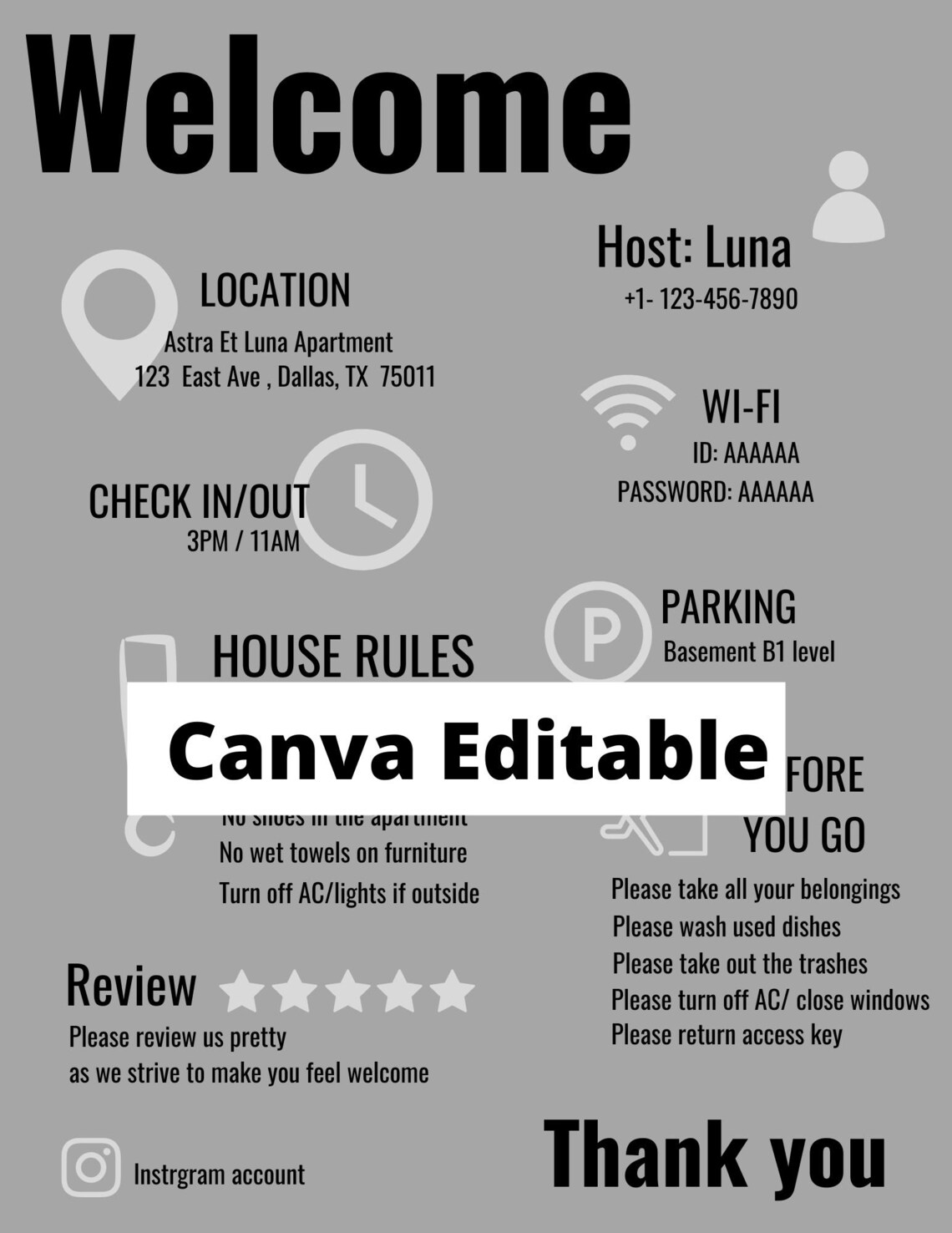 Airbnb/vrbo/property Rental & Expense Spreadsheet Tracker, Tax
