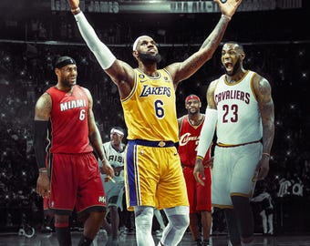 Descarga digital del diseño de baloncesto de LeBron James