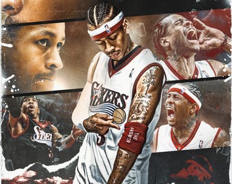 Descarga digital del diseño de baloncesto de Allen Iverson