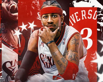 Descarga digital del diseño de baloncesto de Allen Iverson