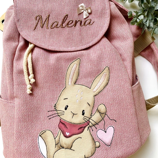 Kindergarten backpack, daycare backpack, children's backpack, embroidery file, daycare bag, bag, personalization