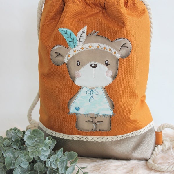 Turnbeutel, Kitabeutel, Turnbeutel Kinder, Stickdatei, Kitatasche, Kindergartenrucksack, Tasche, Kinderturnbeutel