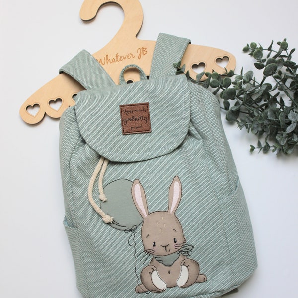 Kindergartenrucksack, Kitarucksack, Rucksack Kinder, Stickdatei, Kitatasche, Tasche, Personalisierung