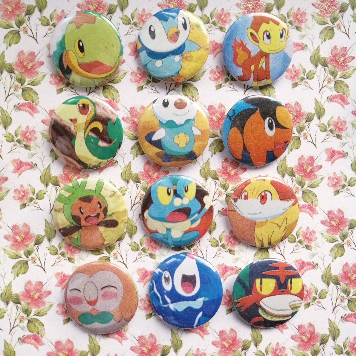 Pokémon 25mm Handmade Badge Pins Etsy