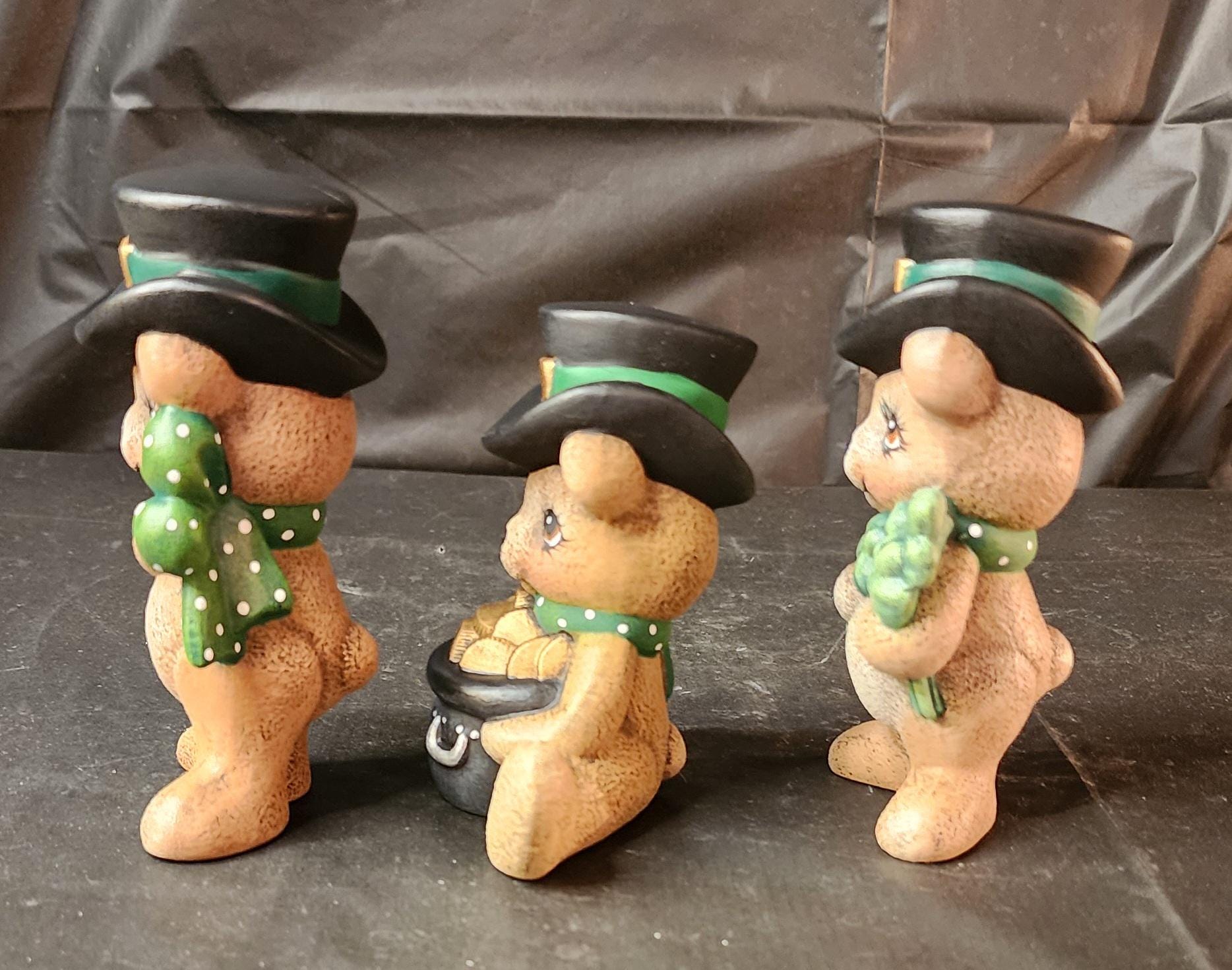 Ours En Céramique à Peindre – Kit DIY Pour La Saint-Patrick