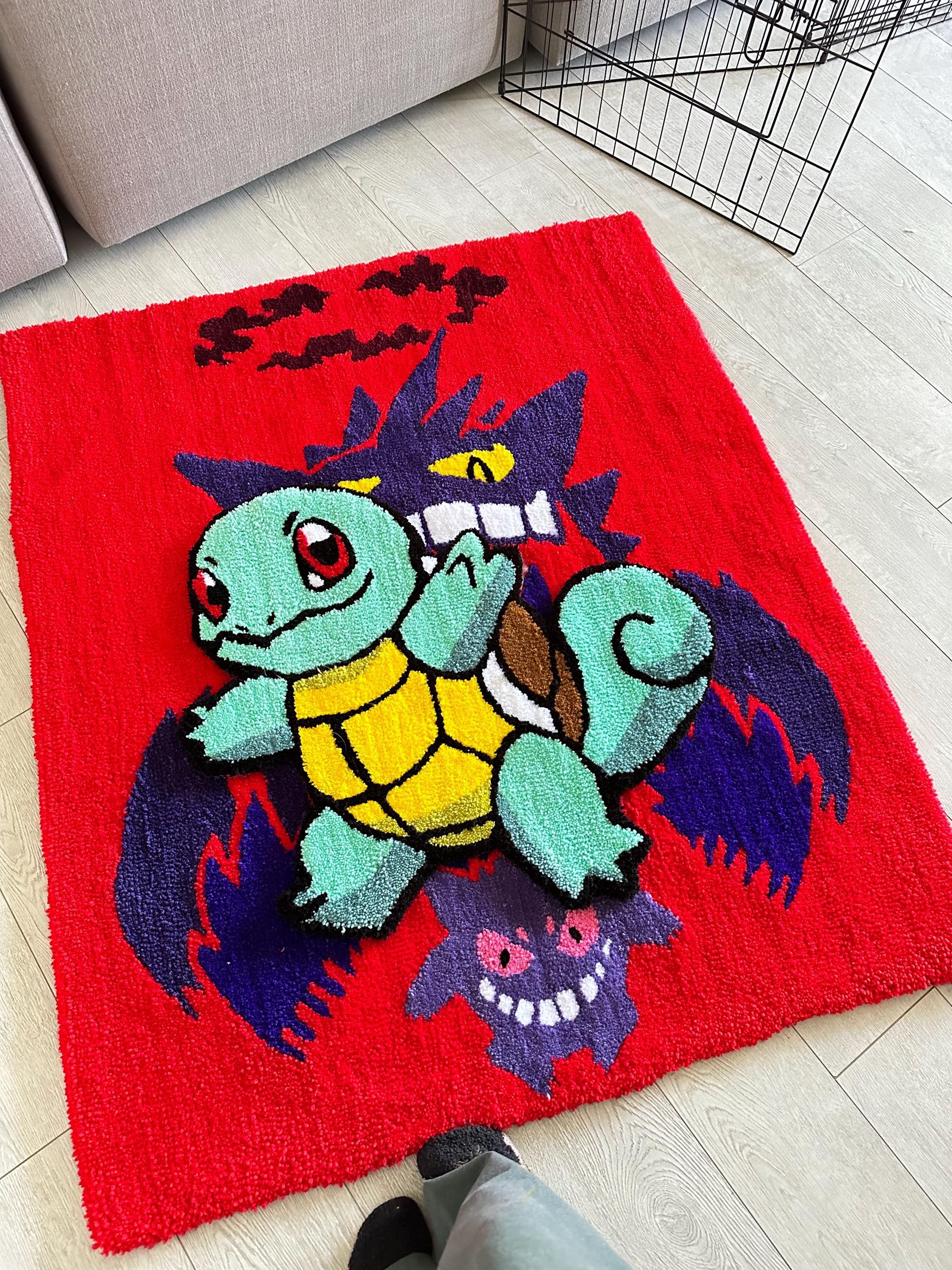 ラグ・カーペット SQUIRTLE SQUAD TUFTED RUG Squirtle Rug - Etsy