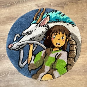 Haku & Chihiro Rug - spirited away