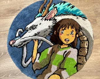 Haku & Chihiro Rug - spirited away