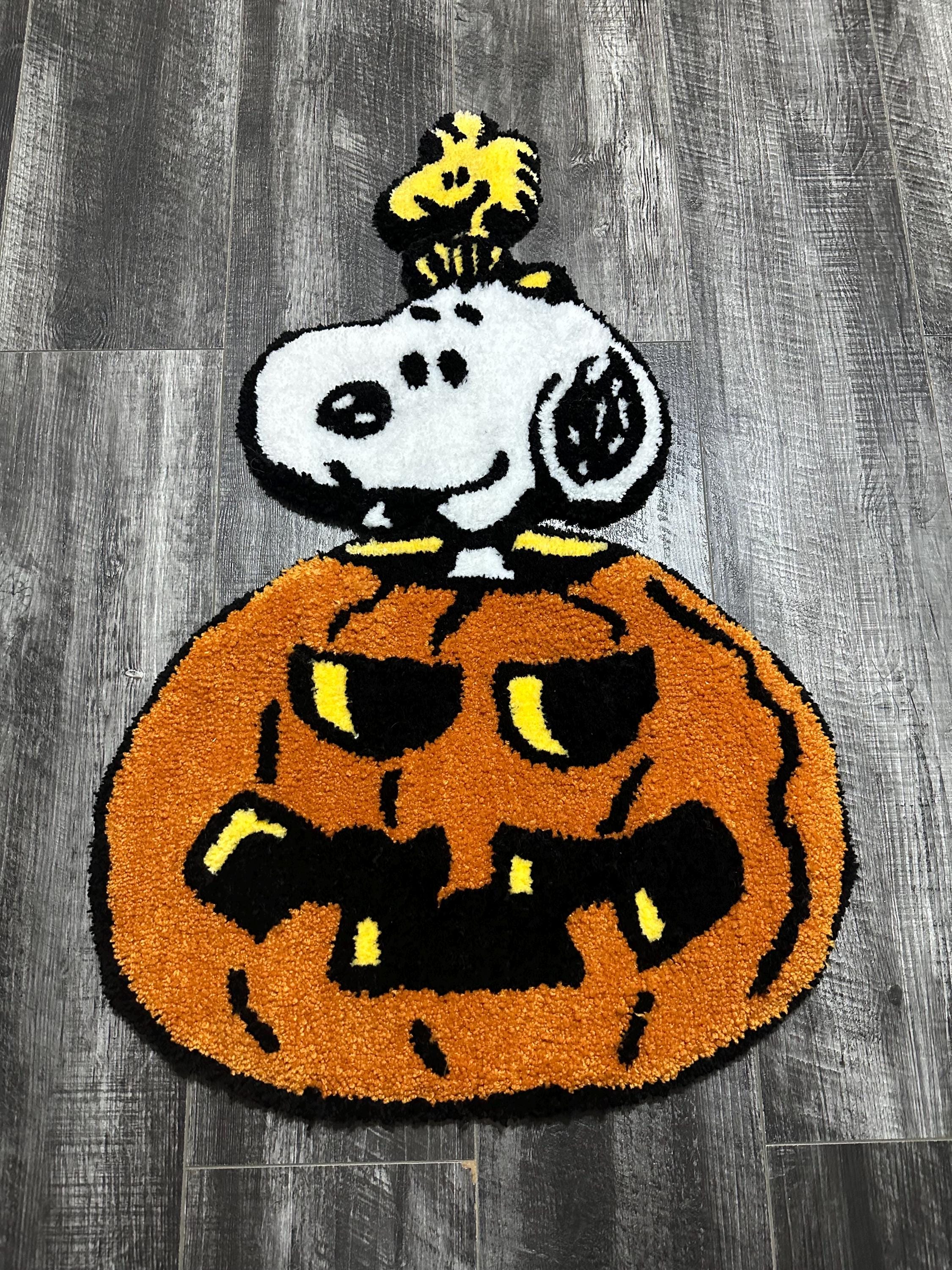 Snoopy x Pumpkin Rug
