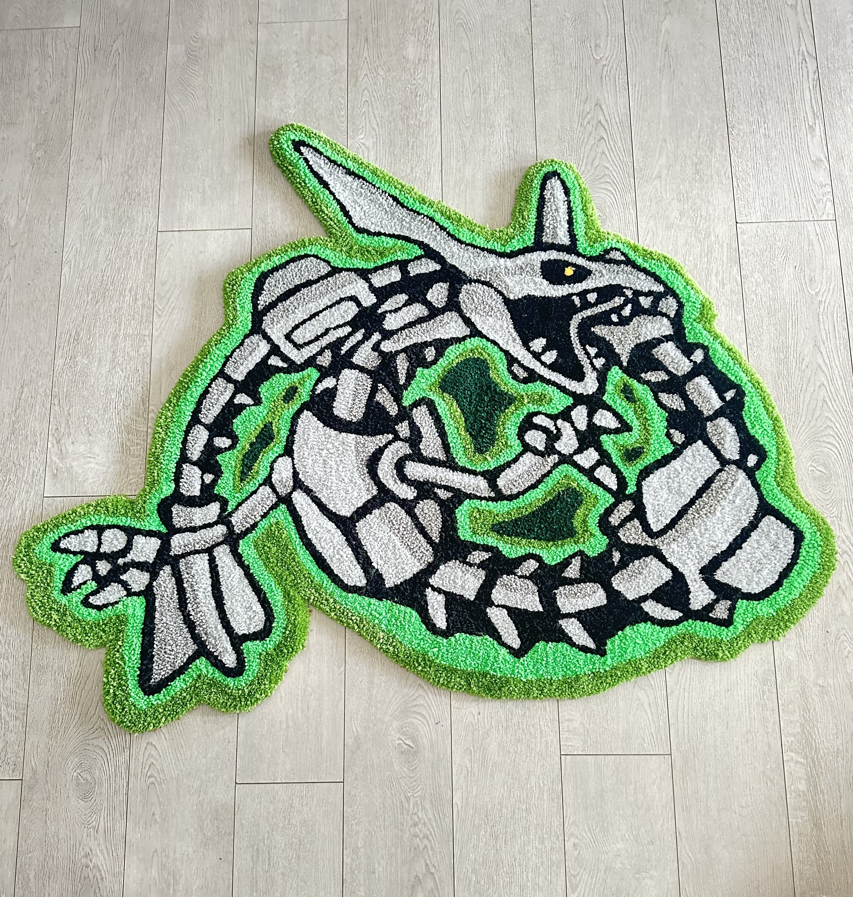 Rayquaza Rug - Etsy