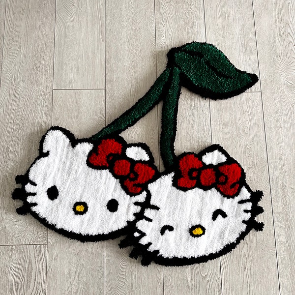 Hello Kitty Cherries Rug