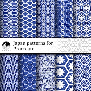 Pattern brushes for Procreate (IPad)