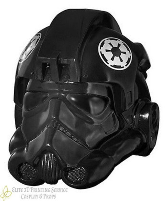 Tie Fighter Pilot Helmet 3D STL Files Etsy