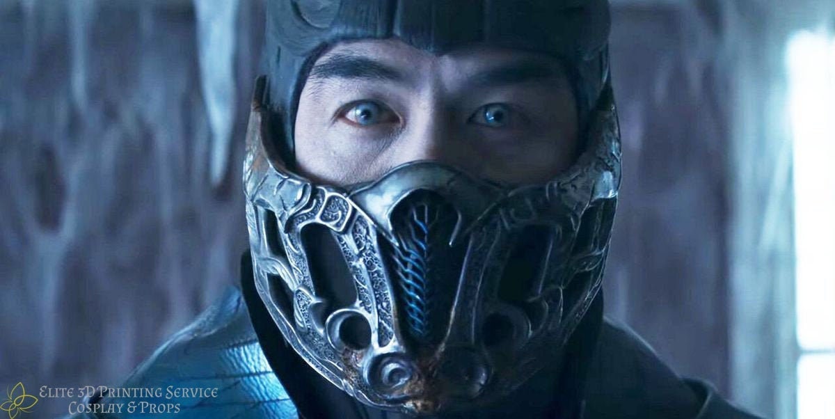 Subzero Mask Mortal Kombat Movie 2021 3D STL Files Etsy