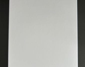 White A5 card box
