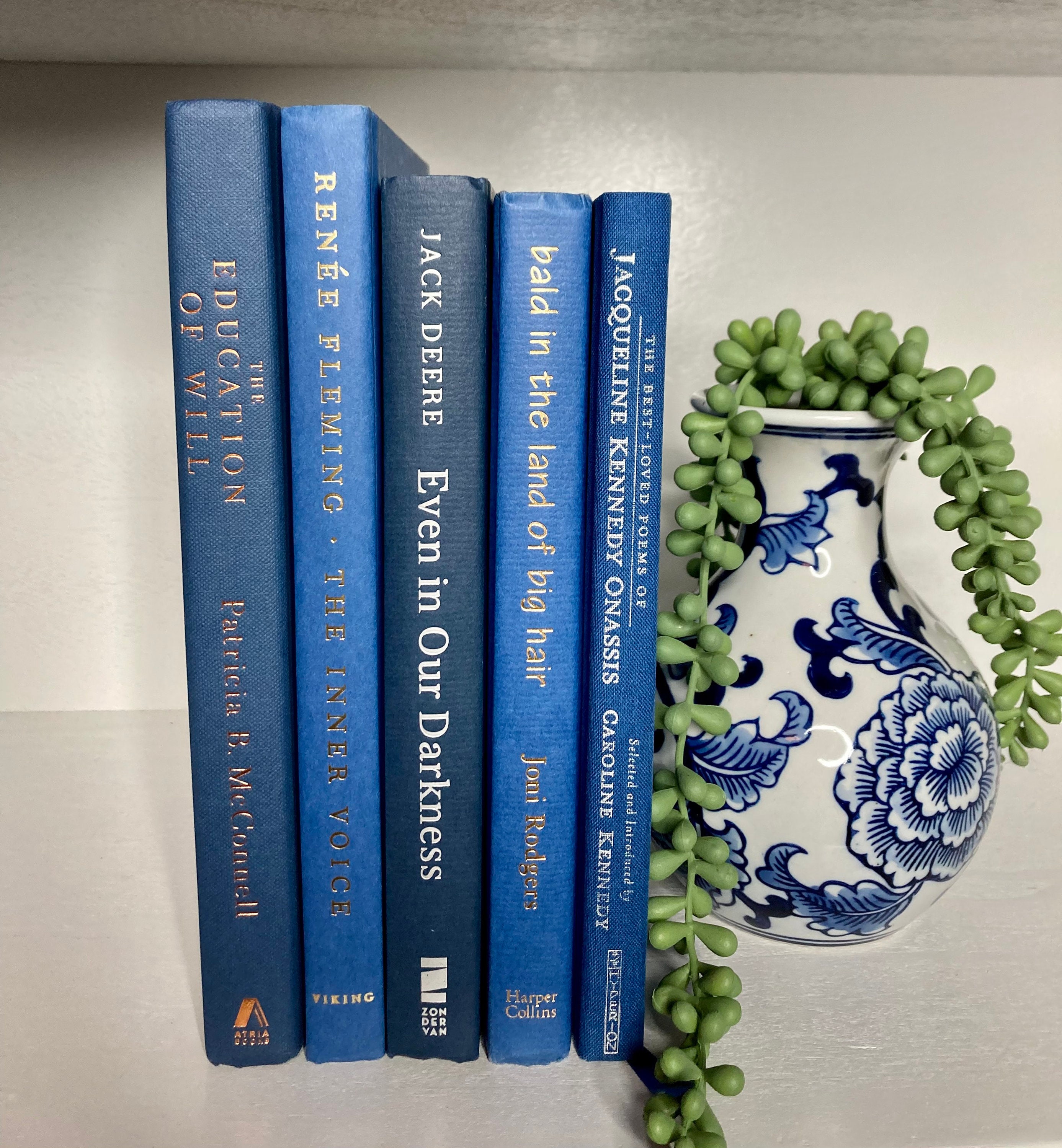 Blue Book Set for Home Decor Bundle of Blue Book Home Staging Coastal