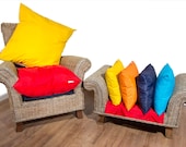 Outdoor Waterproof Cushion Cover Fabric Garden Chair Seat Furniture Patio Pad