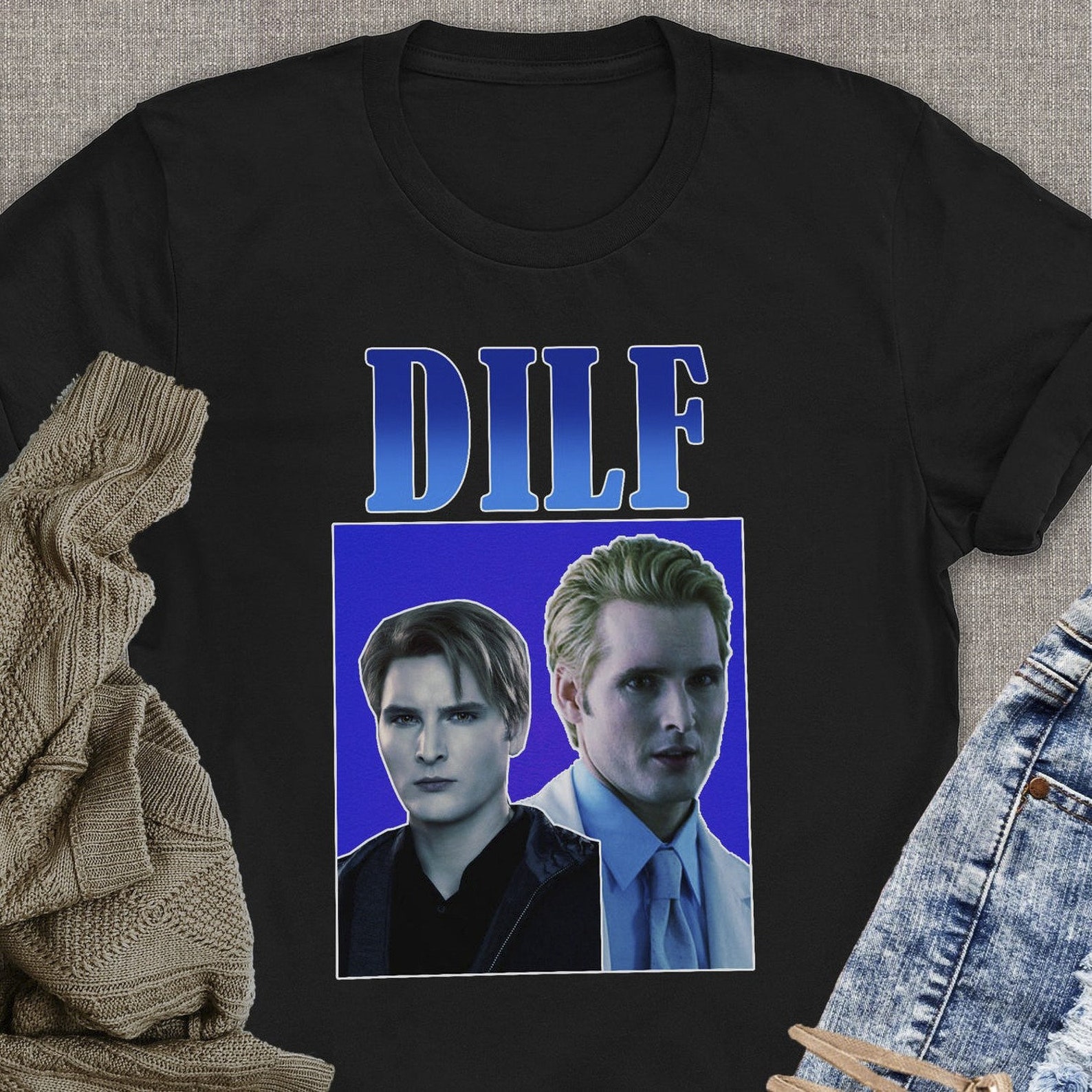 The Original Dilf Twilight T Shirt Carlisle Cullen T Shirt | Etsy