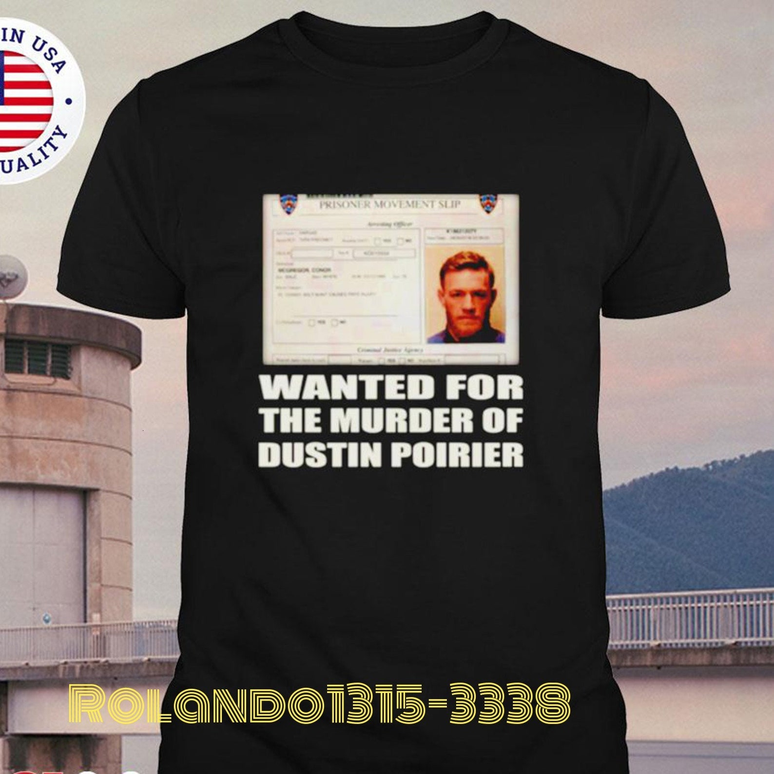 dustin poirier t shirt brand