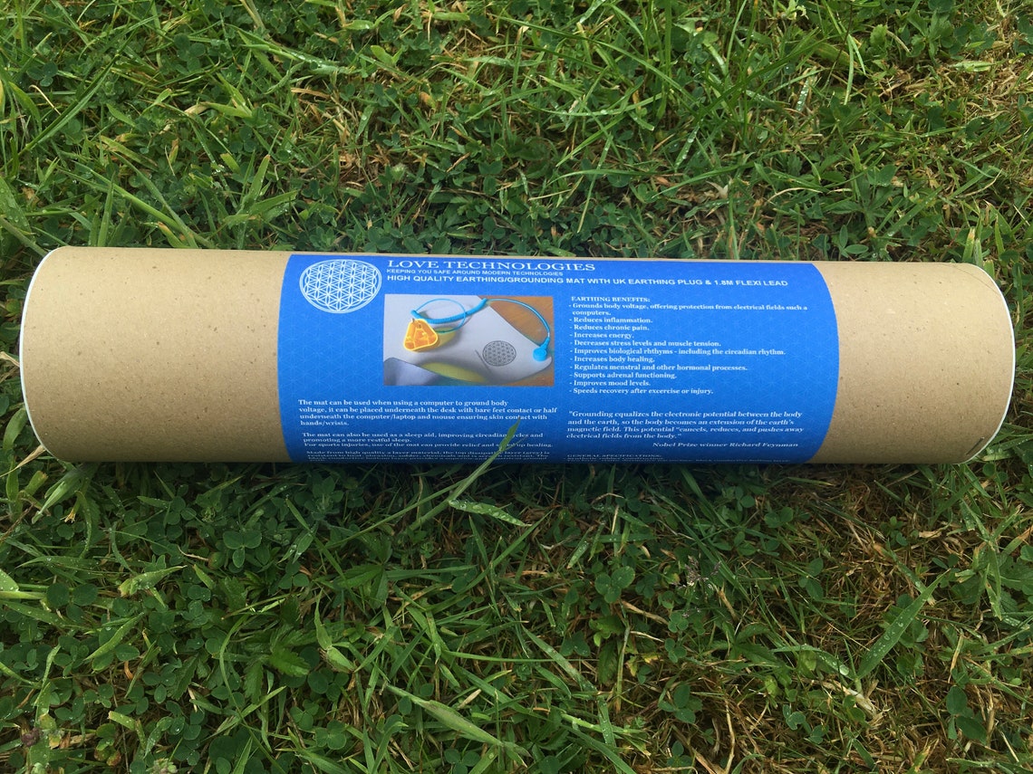 Earthing Grounding Mat With U.K. Earth Plug and 1.8m Flexi Etsy